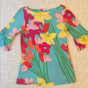 Lilly Pulitzer Floral Print Women's Top - Multicolor